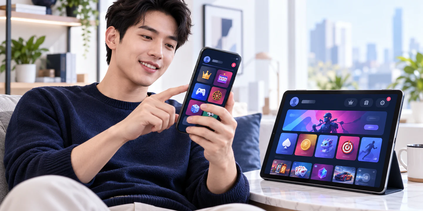 APP W188: game và tài khoản trên điện thoại khi đặt mức